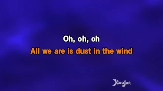 Kansas - Dust In The Wind -  Karaoke - 1977