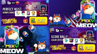 Color Crystals+Rainbow Solo Challenge Score Rally/ Bombs Away+Rainbow Solo Challenge Perfect Heist