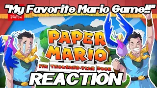 BIGGEST Paper Mario: The Thousand Year Door Fan REACTS - Paper Mario TTYD Remake Reaction!!!!