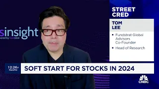 Fundstrat's Tom Lee on the market: Turmoil in the first trading week means a challenging year