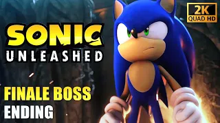 Sonic Unleashed - Dark Gaia Finale Boss Fight + Ending [Xenia 1440p 60FPS]