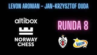 Wygrana Dudy z Aronianem w dogrywce podczas Altibox Norway Chess!