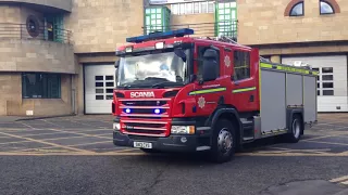 Scottish fire and rescue service responding