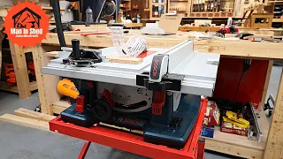 Bosch GTS 10XC Table Saw. First Impressions. Set Up. Fixing its Issues and Testing. My New Table Saw