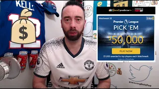 Premier League Matchweek 22 Picks & Predictions | $50,000 NBC Sports Predictor