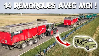 I have the biggest silage trailer 🤩🇫🇷