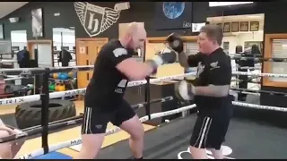 NATHAN GORMAN FAST HANDS ON THE MITTS WITH RICKY HATTON