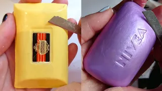 Soap Carving ASMR Relaxing Sounds no talking Satisfying ASMR Video #cortarsabonete #soapasmr #acmp