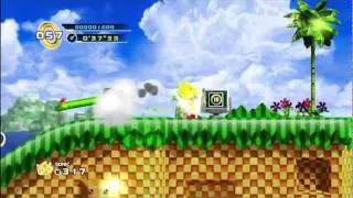 Sonic the Hedgehog 4 "Episode 1": Splash Hill Zone Act 2 (Super Sonic) [1080 HD]