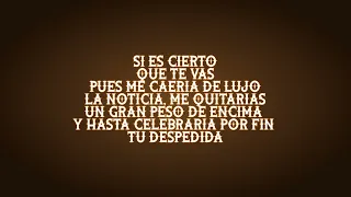 Carin Leon - Si Es Cierto Que Te Vas | LETRA / LYRIC |