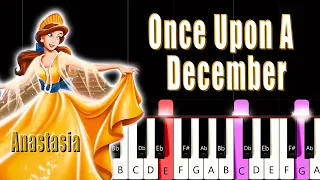 Anastasia - Once upon A December | Easy Piano Tutorial