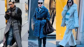 🇮🇹 4th day MILAN FASHION WEEK Jan. 15, 2024 winter fashion trends 🧣 Milan Street Style