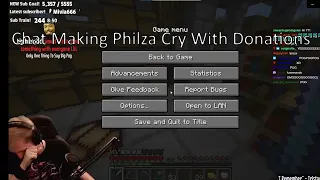 Chat Making Philza Cry With Donations