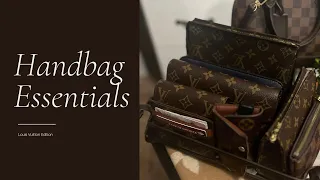 HANDBAG ESSENTIALS | WHAT'S IN MY BAG | LOUIS VUITTON SLGS