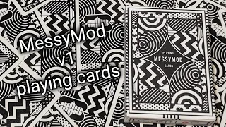 Daily deck review day 148 - MessyMod v1 playing cards By Art of Play