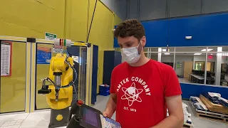 FANUC LR-Mate Robot - Changing the Batteries and Remastering