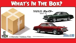 What's In the Box? - The 1979 Toyota Mark II Chaser by Aoshima - A Model Car Kit Unboxing Video