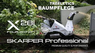 X28i Häcksler & Treeletics Baumpflege (tree care) I skarper professional