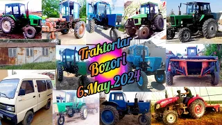 Traktorlar bozori 6.May.2024 Belarus Mtz Ttz T28 Mini Tractor Damas Rotirni Kasilka Kir-1.5 Vagon.