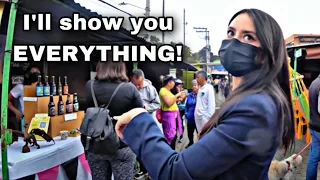 Colombian Girl shows me the Usaquen Flea Market in North Bogota, Colombia 🇨🇴