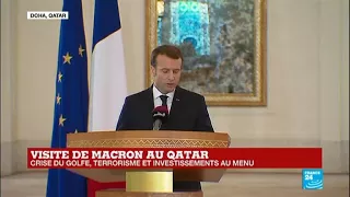 REPLAY - Conférence de presse d'Emmanuel Macron au Qatar
