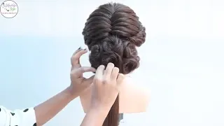 heirloom bun hairstyle for bridal | wedding hairstyle | trendy juda | easy hairstyle | Hair&skincare