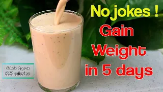 HOW TO GAIN WEIGHT FAST FOR SKINNY GIRLS and GUYS | gain weight in just 5 days | healthy weight gain