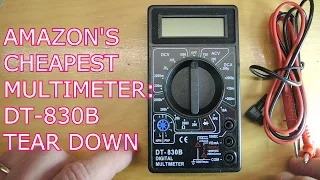 AMAZON'S CHEAPEST MULTIMETER TEARDOWN: THE DT-830B