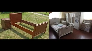 Alteration of the Soviet bed and bedside table Part 3