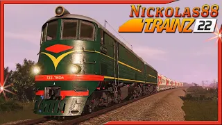 Trainz 22: Поездка на ТЭ3 до Сибая