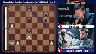 Magnus Carlsen vs Ding Liren, Magnus Carlsen Chess Tour Kiva Finals 2020   Day 3