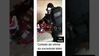 COITADINHO DA VÍTIMA DA SOCIEDADE TEVE QUE ACORDAR CEDO PARA IR PARA DELEGACIA 🤣🤣#shorts