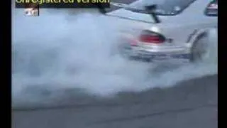 Mercedes CLK DTM burn out