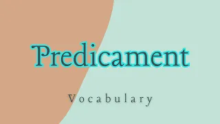 “Predicament” Meaning & Example
