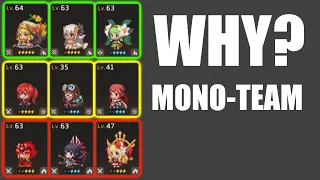 Why Does Everyone Recommend Mono Teams? [Guardian Tales Guide]