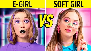 E-Girl 🖤 vs. Soft Girl 💖 - O Tiktok 🤪 nosso de cada dia - Meus pais 🤦‍♀️ me enlouquecem por Opa Sopa
