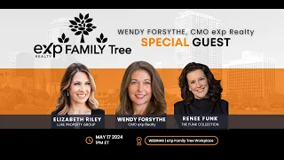 Wendy Forsythe, CMO eXp Realty, Renee Funk & Elizabeth Riley
