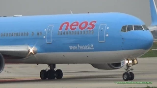 Neos Boeing 767-306ER Push back & taking off @ G.Marconi Bologna LIPE