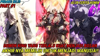 ALUR CERITA KOMIK DEMON KING|BOSAN KARENA TERLALU KUAT