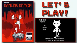 Dancing Demon (TRS-80, 1980) - Let's Play!