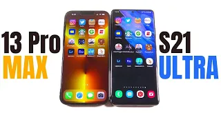 iPhone 13 Pro Max vs Galaxy S21 Ultra Speed Test!