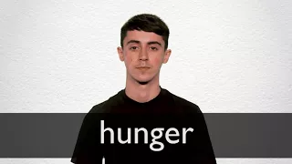 How to pronounce HUNGER in British English