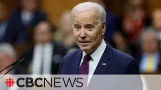 U.S. President Joe Biden addresses Parliament