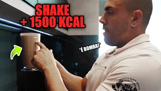 O shake mais anabolico do mundo *1500 kcal* do @SilvioMarcelReceitaFitness