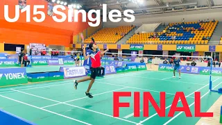 FINAL | YONEX-SUNRISE INDIA SUB JUNIOR BADMINTON RANKING TOURNAMENT GOA SHASHANK V/S NEERAJ NAIR