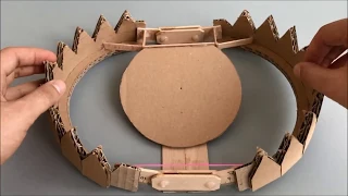 How to make a trap on a bear from Cardboard