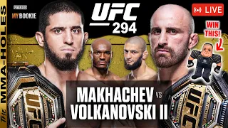 🔴UFC 294: Islam Makhachev x Alex Volkanovski 2 + Usman x Chimaev | LIVE Fight Commentary + GIVEAWAY!