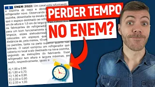 Veja na PRÁTICA como NÃO PERDER TEMPO no ENEM