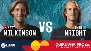 Matt Wilkinson vs. Owen Wright - FINAL - Quiksilver Pro Gold Coast 2017