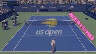 Daniil Medvedev vs Alex De Minaur | US Open 2023 | Full Ace Tennis Simulator Gameplay (PC)
